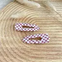 Barrette Carreau Violet