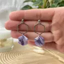 Hexagone violet 