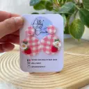 Jardin Sucré : Vichy Rose Fraise 