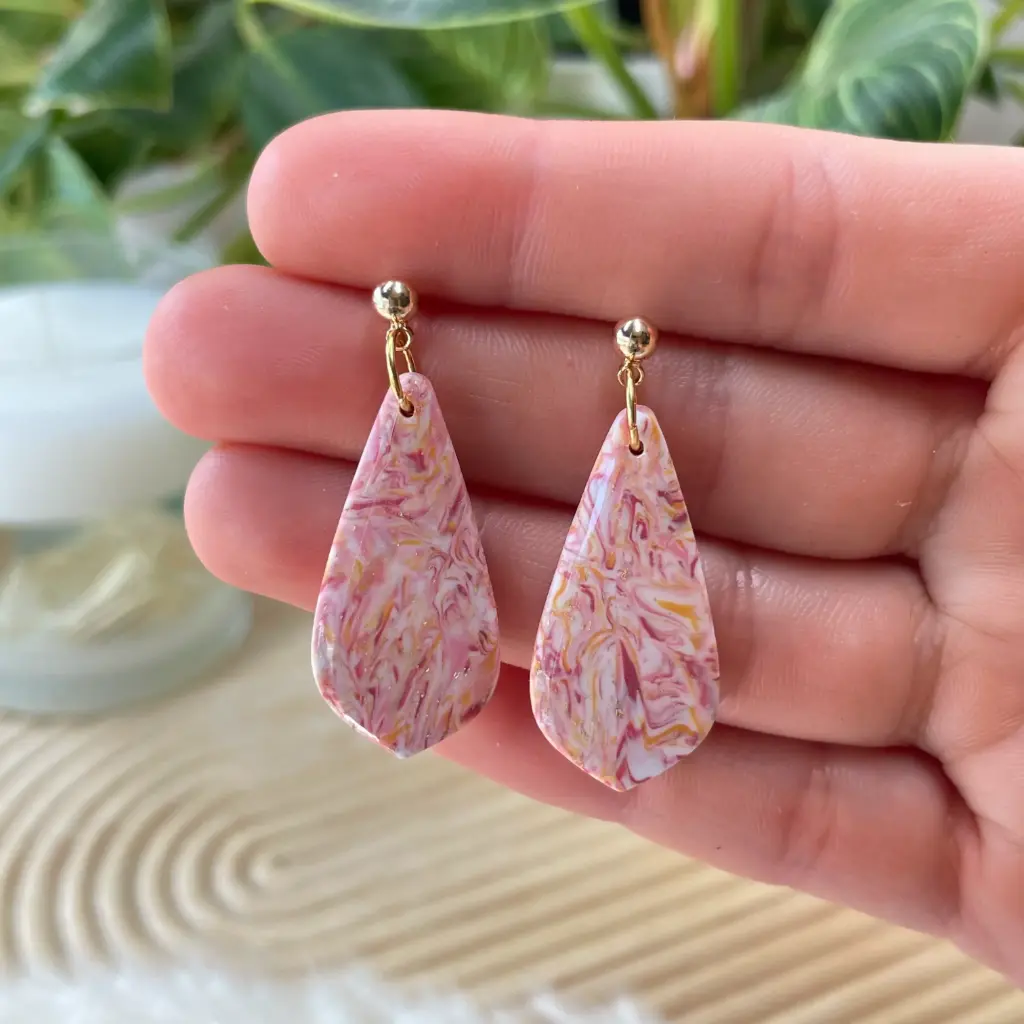 Marbré Orange Prune n°3 