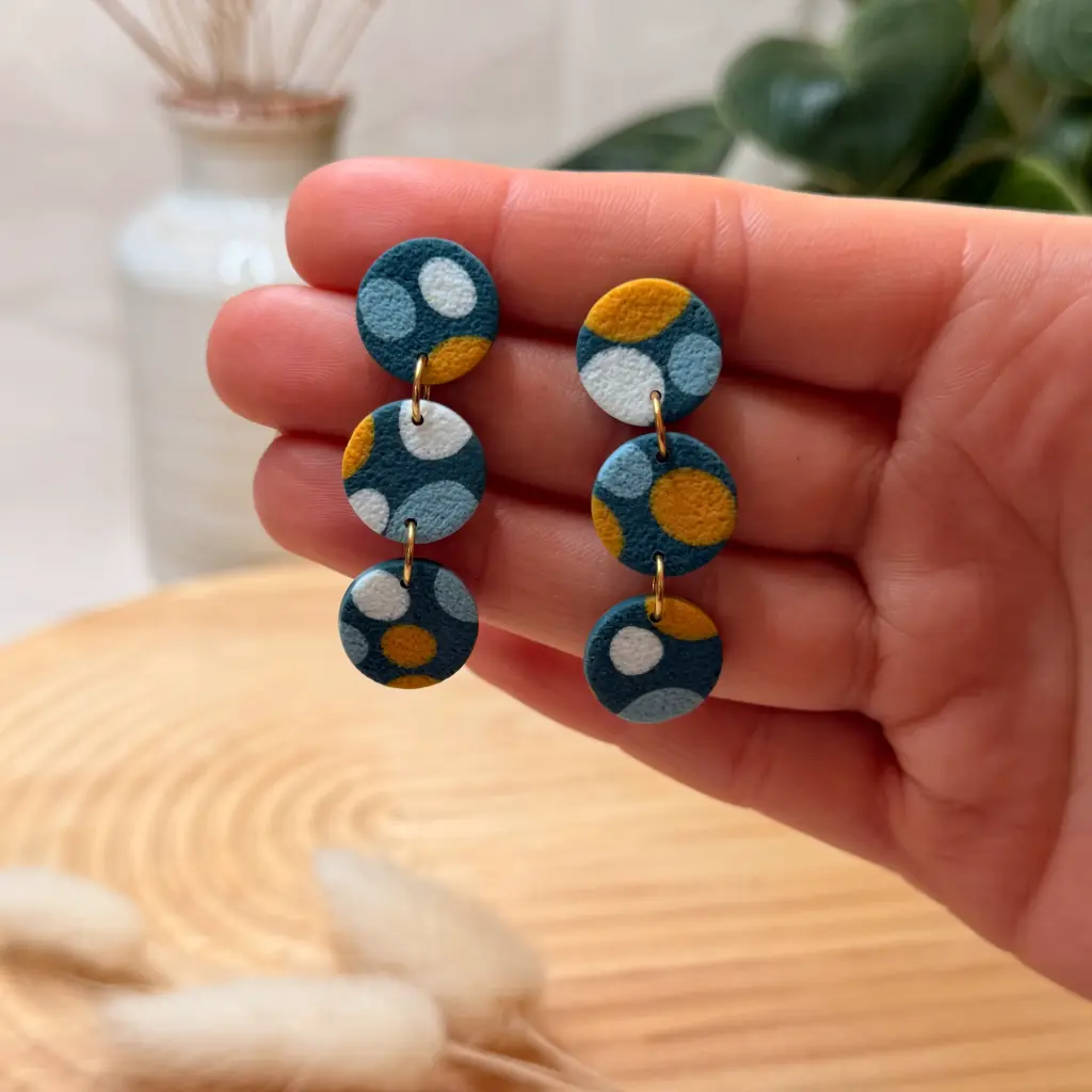 Bleu Tacheté : Triple Rond