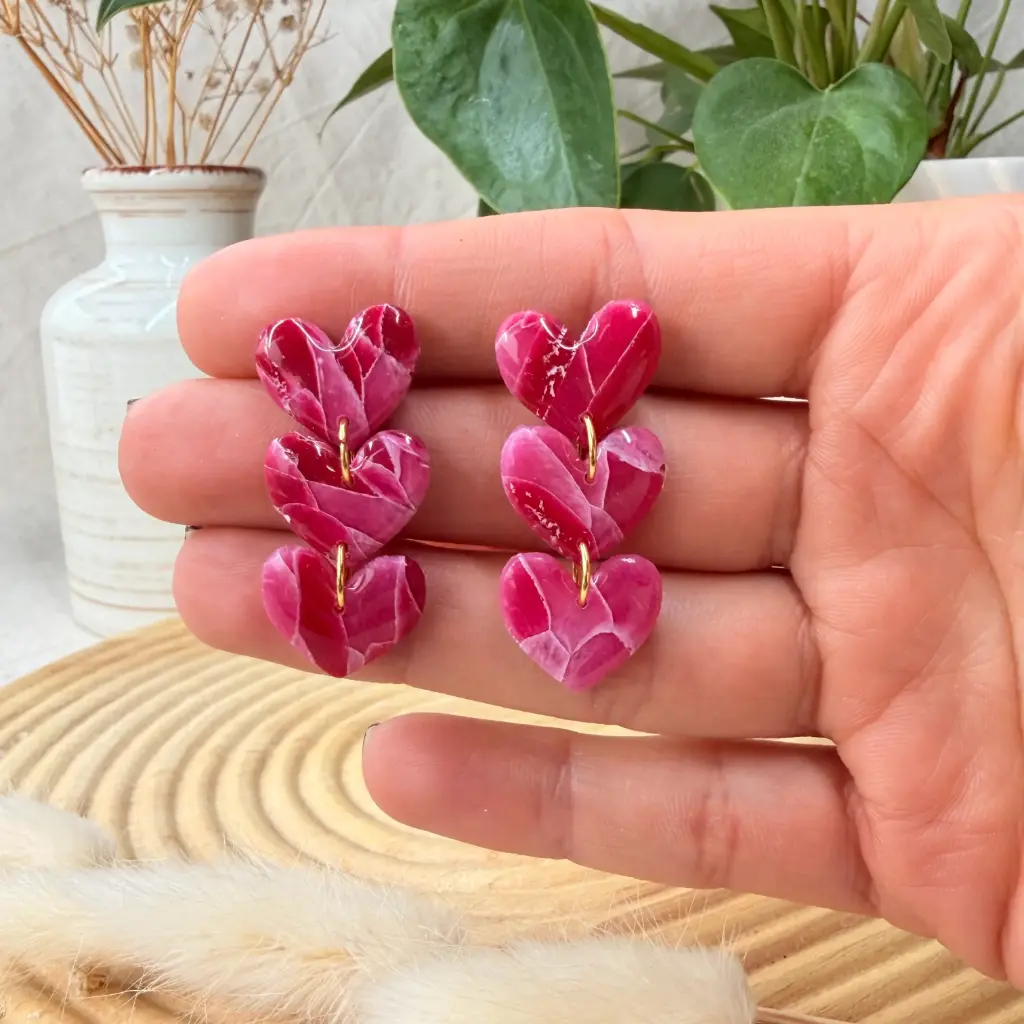 Collection St Valentin : Les Triples Coeurs 