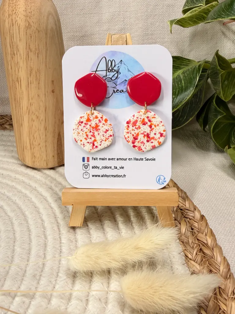 Rouge tacheté : Les Ronds Irréguliers 