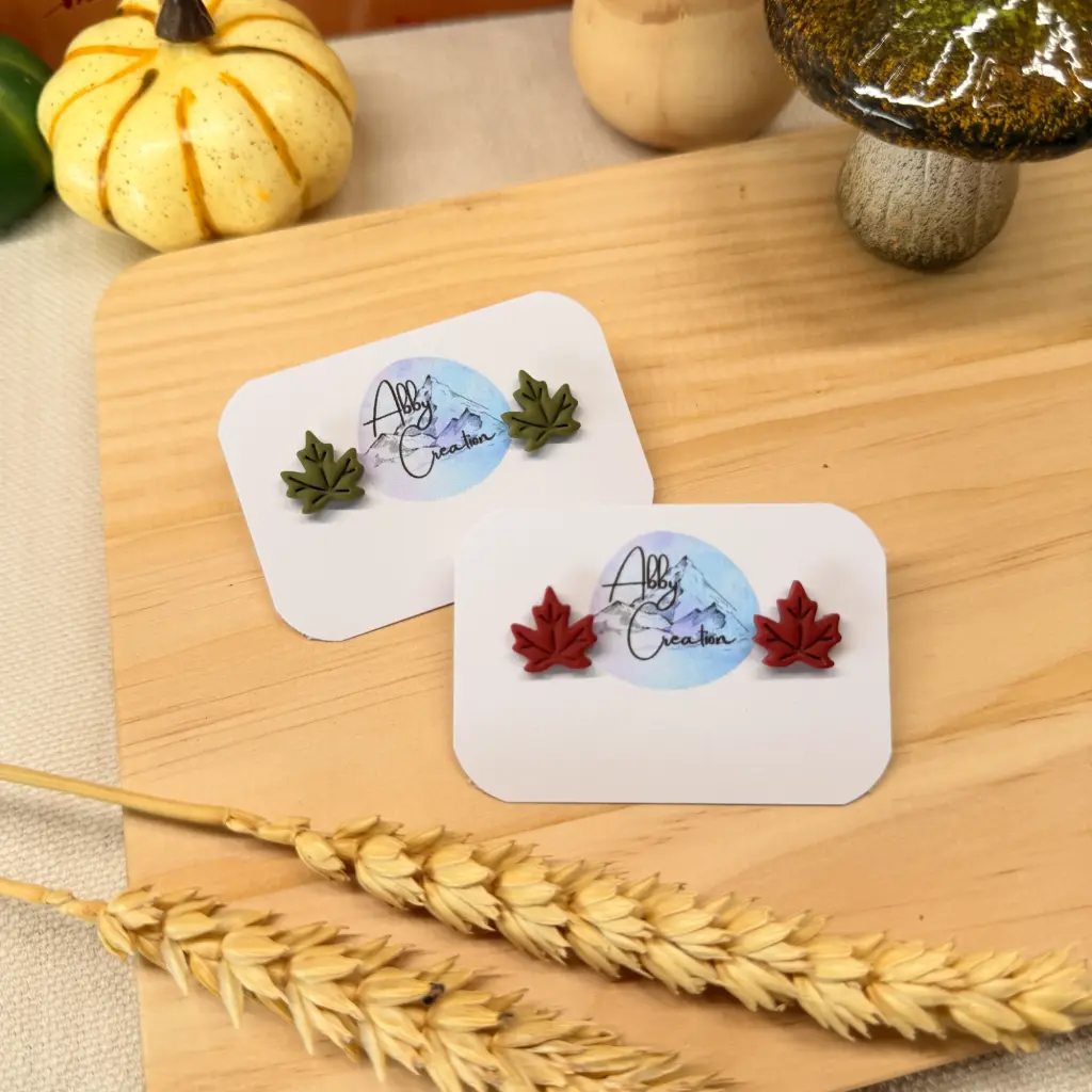 Collection Automne : Puces Feuilles d'Erables 