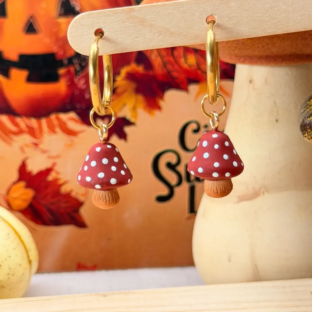 Collection Automne : les Breloques Champignons 