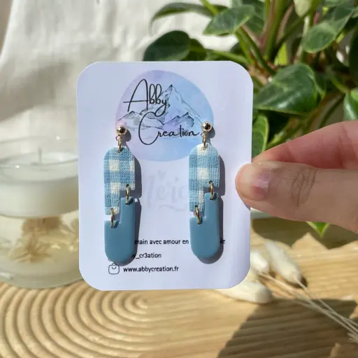 Vichy bleu