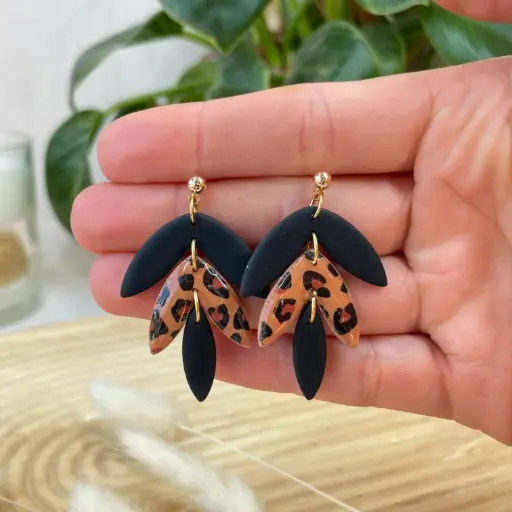 Triple Feuilles Léopard n°1