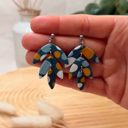 Bleu Tacheté : les Triples Feuilles 