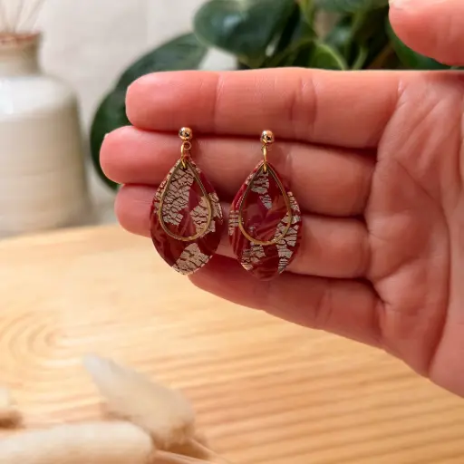 Marron Marbré : les Gouttes Dorés