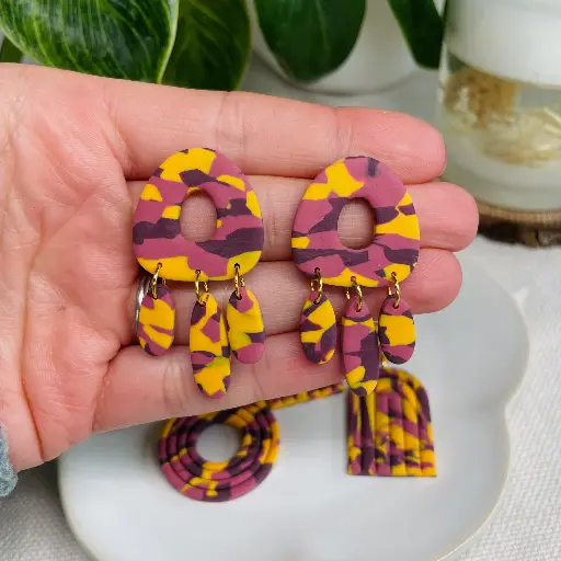 Les Olma (marbrés violet et jaune)