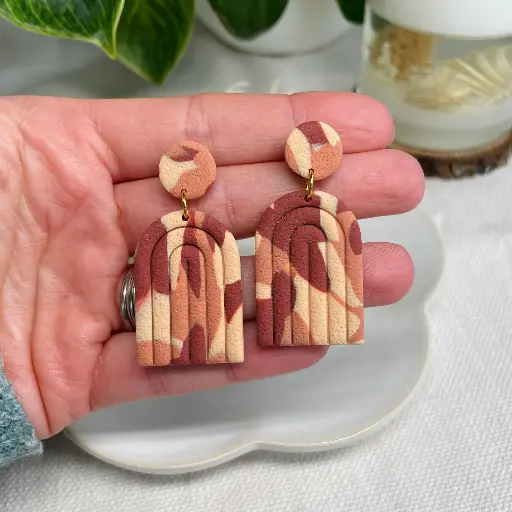 L'arche (marbré marron et beige)