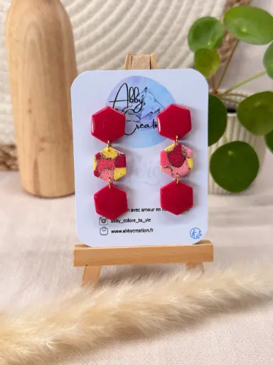 Jaune et Rose : les Triples Hexagones