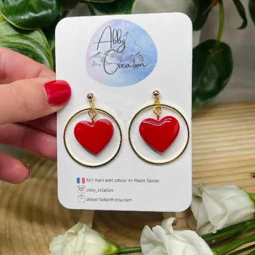 Boucles Saint-Valentin n°3